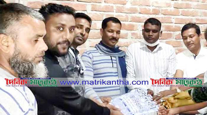 কালুখালী সাংস্কৃতিক একাডেমীর পক্ষ থেকে ইন্সপেক্টর সরল মুর্মুকে সংবর্ধনা